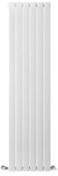 Lazzarini Livorno nappali radiátor, szimpla, egyenes, megfordítható, fehér 670mm x9tag 386722 (386722)