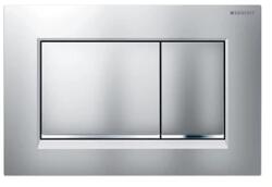 Geberit Sigma30 működtetőlap, 2 mennyiséges, matt króm easy-to-clean bevonat/fényes króm 115.883. JQ. 1 (115.883.JQ.1)