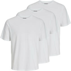 JACK & JONES 3 PACK - Tricou pentru bărbați JACUNDER Standard Fit 12248076 White M