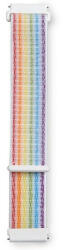 4wrist Curea textilă pentru Garmin 22 mm - lumină Rainbow