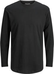 JACK & JONES Tricou pentru bărbați JJENOA Long Line Fit 12190128 Black Relaxed S
