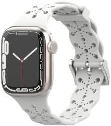 4wrist Curea din silicon pentru Apple Watch 38/40/41 mm - White