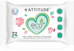 Attitude Eco Șervețele umede fără parfum 72 buc