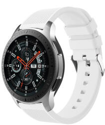 4wrist Curea din silicon pentru Samsung Galaxy Watch - Albă 22 mm