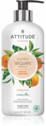 ATTITUDE Super Leaves Orange Leaves Săpun natural pentru mâini cu efect detoxifiant 473 ml