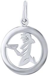 Silvego Pandantiv din argint al semnului zodiacal Fecioară - rotund SILVEGOB10283S09