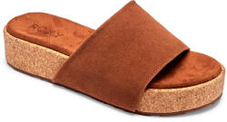 Roxy Papuci din piele pentru femei LANAH ARJL200833-BRN 40