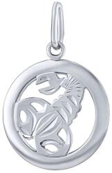 Silvego Pandantiv din argint al semnului zodiacal Scorpion - rotund SILVEGOB10283S11