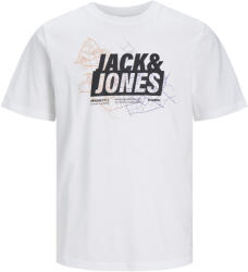 JACK & JONES Tricou pentru bărbați JCOMAP Regular Fit 12252376 White XL