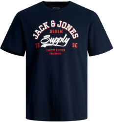 JACK & JONES Tricou pentru bărbați JJELOGO Standard Fit 12246690 Navy Blazer S