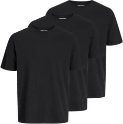 JACK & JONES 3 PACK - tricou pentru bărbați JACUNDER Standard Fit 12248076 Black M