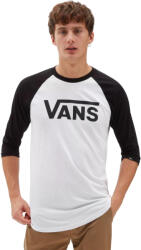 VANS Tricou pentru bărbați Vans Classic Raglan White/Black VN0002QQYB21 L