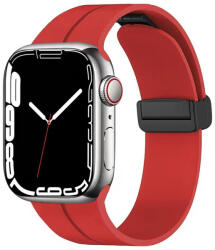 4wrist Curea din silicon cu închidere magnetică pentru Apple Watch 38/40/41 mm - Red