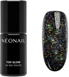 NEONAIL Top Glow lac gel de unghii pentru acoperirea superioară culoare Multicolor Holo 7, 2 ml