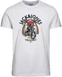 JACK & JONES Tricou pentru bărbați JORBONEY Standard Fit 12245199 Bright White XXL