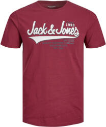 JACK & JONES Tricou pentru bărbați JJELOGO Regular Fit 12220500 Rhododendron S