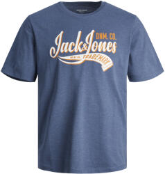 JACK & JONES Tricou pentru bărbați JJELOGO Standard Fit 12246690 Ensign Blue XL