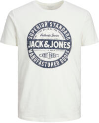 JACK & JONES Tricou pentru bărbați JJEJEANS Standard Fit 12232972 Cloud Dancer S
