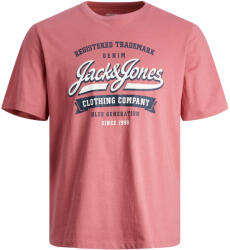 JACK & JONES Tricou pentru bărbați JJELOGO Standard Fit 12246690 Mesa Rose S