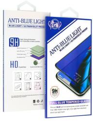 Folie de protectie Ecran Anti Blue Light OEM pentru Apple iPhone XR, Sticla Securizata, Full Glue