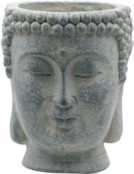 Buddha kaspó szürke 26 cm x 23 cm x 23 cm