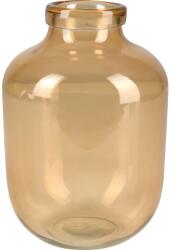  Safari Lodge váza üveg 22 cm x 16 cm átmérő sárga (138539)
