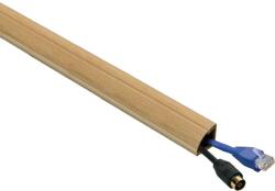 D-Line kábelcsatorna 22 mm x 22 mm fa megjelenésű 2 m hosszú (300439)