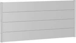 Biohort kerítés panel 200 cm x 90 cm ezüstmetál