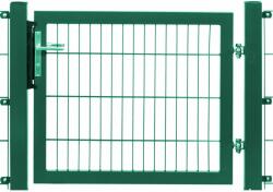 Egyszárnyú kapu Premium kétrudas panelkitöltés zöld keret 160 cm x 100 cm (041299)