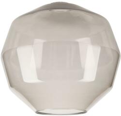 LAMKUR Abajur de rezervă din sticlă HONI E27 d. 25 cm gri (NSLA50737)