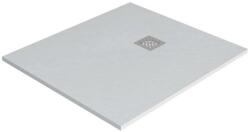 Zuhanytálca VEROSAN+ középső kifolyással fehér 100 cm x 90 cm (APLATTWA10090)