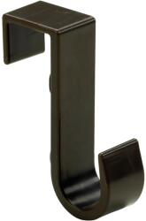 Hettich ajtóra szerelhető akasztó műanyag barna 70 mm x 22 mm x 50 mm (9112704)