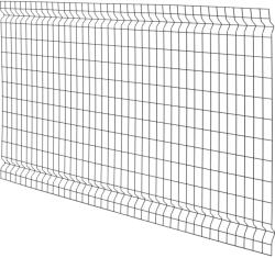 Egyrudas hálós kerítéspanel 3D antracit 120 cm x 200 cm (042424)