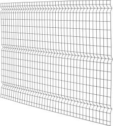 Egyrudas hálós kerítéspanel 3D antracit 150 cm x 200 cm (042425)