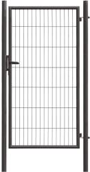 Egyszárnyú kapu hálós kerítéspanelhez antracit 175 cm x 100 cm (043350)