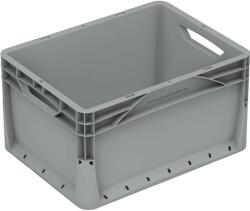 Eurobox-System Eurobox rendszer tömörfalú doboz 40 cm x 30 cm x 22 cm szürke (403022V-010)