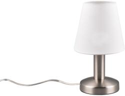 TRIO Mats II asztali lámpa nikkel matt-fehér 14 cm x 24 cm