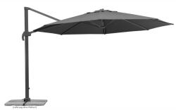 Schneider Schirme Schneider Rhodos napernyő 400 cm átmérő antracit hajtókaros mechanizmussal