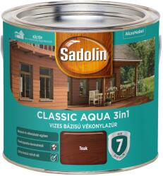 Sadolin Classic Aqua vizes vékonylazúr tikfa 2, 5 l (5271943)