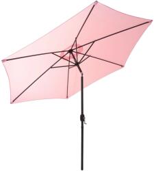 GARTENFREUDE napernyő 200 cm átmérő rózsaszín hajtókaros mechanizmussal