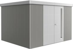 Biohort Neo szerszámos ház kétszárnyú ajtó 3D 2.1-es változat kvarc-ezüst
