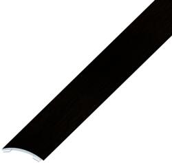 alfer Átmenet-profil íves öntapadós alumínium fekete 20 mm x 2, 5 mm 1 m