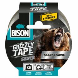 Bison Grizzly extra erős ragasztószalag ezüst 10 m