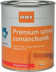 OBI Premium színes zománcfesték oldószeres enciánkék, magasfényű 2, 5 l (7504505800501002500)