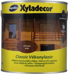 Supralux vékonylazúr Xyladecor Classic 2, 5 l vöröses teak (5164248)