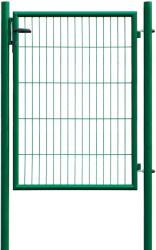 Egyszárnyú kapu hálós kerítéspanelhez zöld 75 cm x 100 cm (043341)