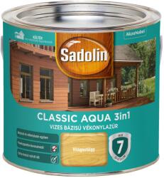 Sadolin Classic Aqua vizes vékonylazúr világostölgy 2, 5 l (5271945)