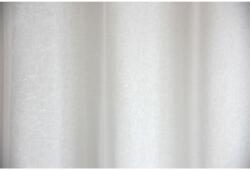 Függöny voile gyűrt fehér 270 cm széles méteráru (75024)