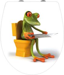 WENKO Frog News WC-ülőke, duroplast, leeresztő automatikával (21758100)