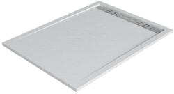 Zuhanytálca VEROSAN+ zuhanyfolyóka fehér 120 cm x 90 cm (APLATTWR12090)